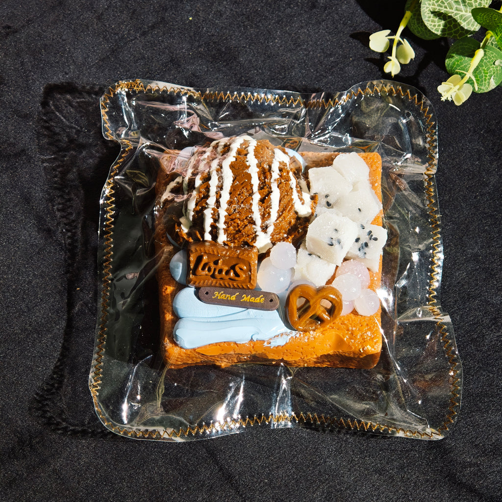 ケーキ型で抱き心地抜群、超精巧なストレス解消おもちゃ、超かわいい、安全なシリコン素材