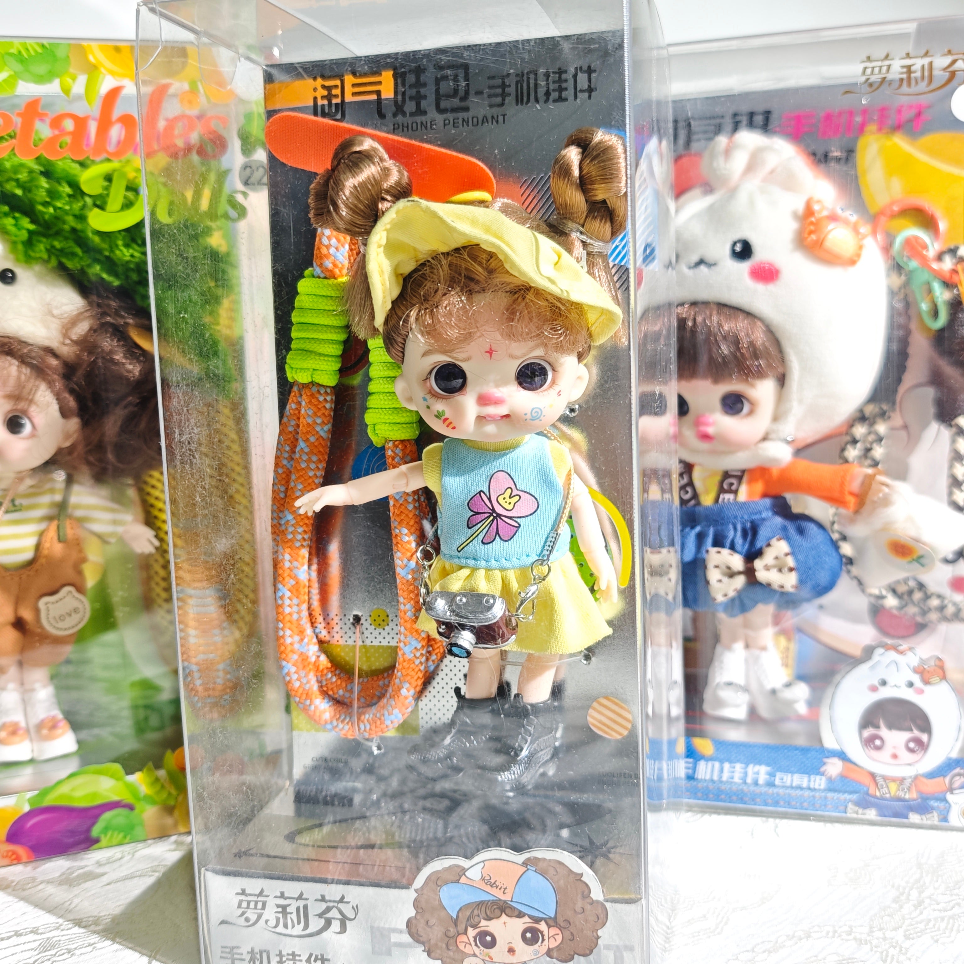 かわいいバッグストラップ、携帯ストラップ、置物