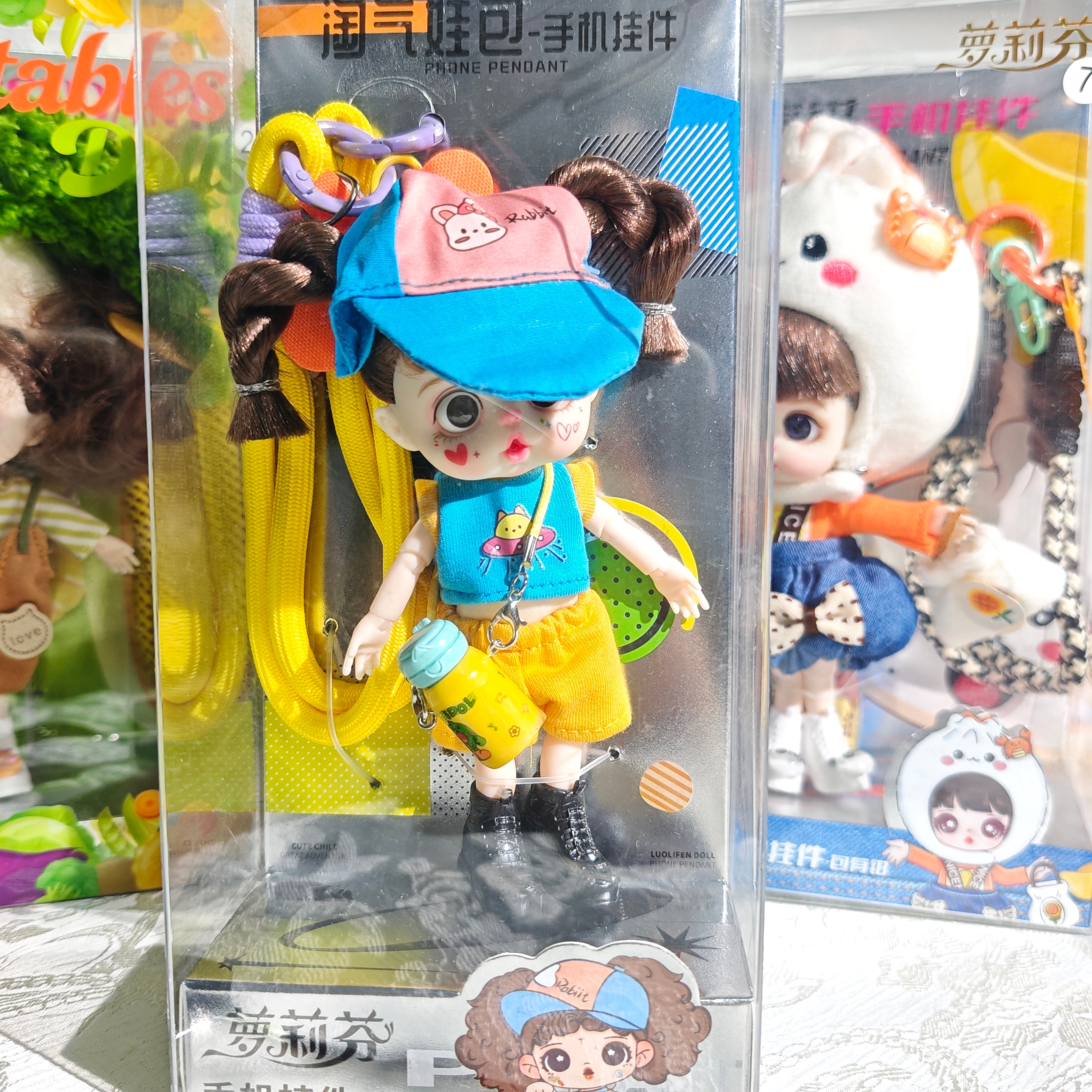 かわいいバッグストラップ、携帯ストラップ、置物