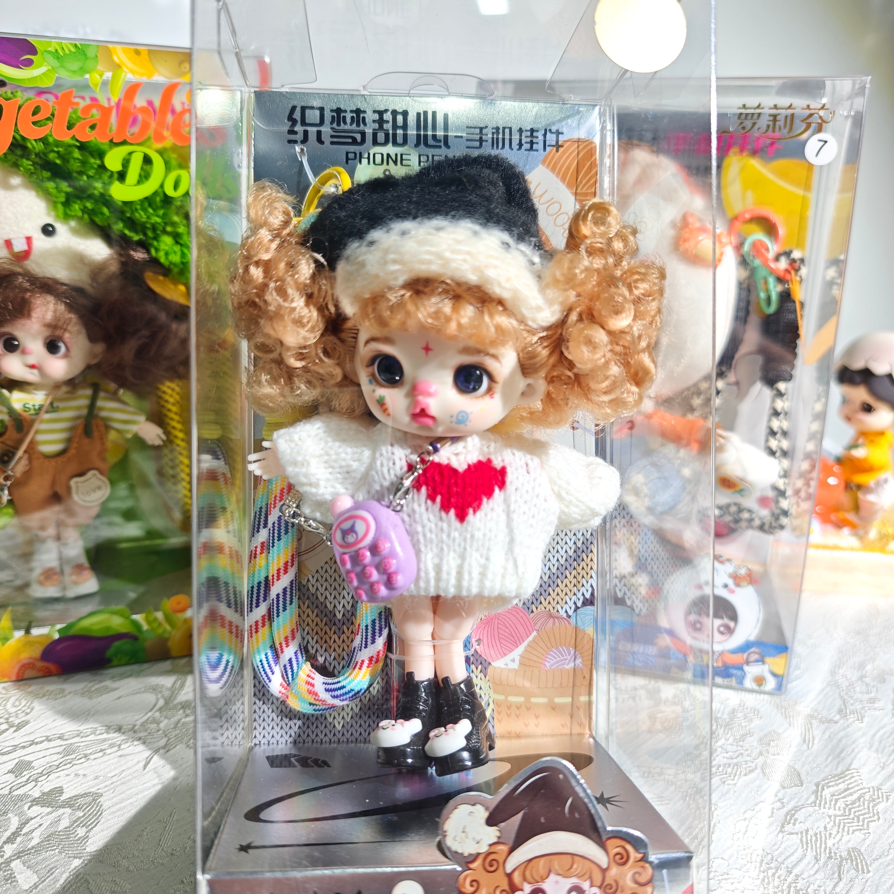 かわいいバッグストラップ、携帯ストラップ、置物